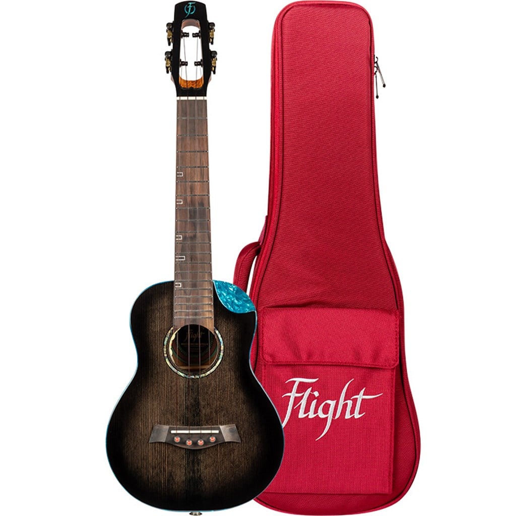 Nighthawk Concert Electro Ukulele - Black Stain